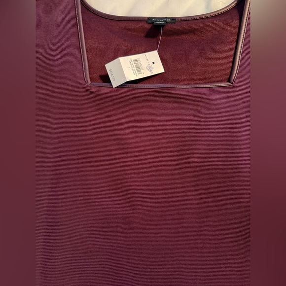 Banana Republic Rich Purple Short Sleeve Top - Picture 2 of 6